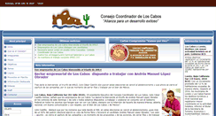 Desktop Screenshot of loscabos.org.mx
