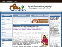 Tablet Screenshot of loscabos.org.mx